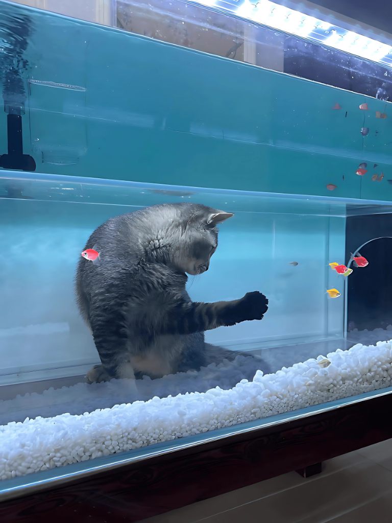 Internal Tunnel Cat Aquarium Product Image 3